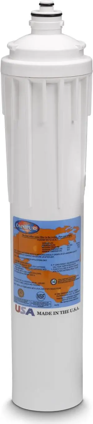 ELF XL 1M-P - 15"x4" Diameter XL 1 Micron Carbon Block & Phosphate - Compatible Omnipure and compatible with QL2, QL3, QL7I: Single Head
