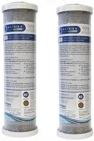 KX Matrikx 32-250-10-GREEN Chlorine Taste and Odor Filter Cartridge, 10-Inch (2 PACK)