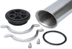 PureT SSMH 4040 34 4 x 40 x 34 304 Stainless Steel Membrane Housing With Plastic End Cap