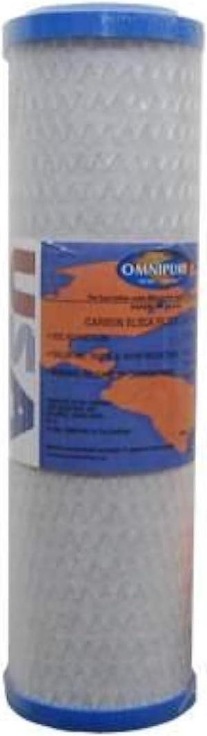 Omnipure (OMB934-1) 9.75"x2.75" Carbon Block 1 Micron Filter
