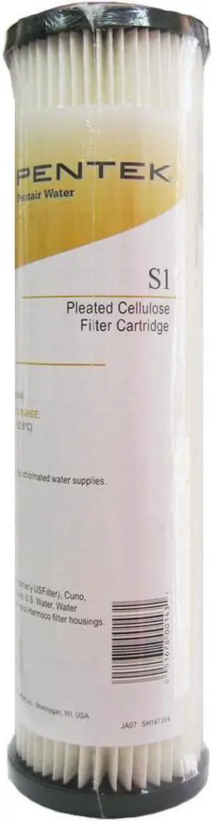 IPW Industries Inc-Pentek - S1-10" x 2.5" Pleated Cellulose Sediment 20 Micron Filter