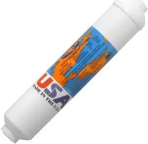 IPW Industries Inc. Compatible to Omnipure - K2548-KK - 10" x 2" All Calcite Inline Filter w/ 3/8" QC