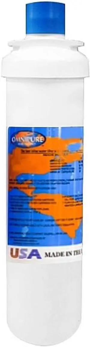 IPW Industries Inc-Omnipure - (L10HMLC) - L-Series 10" x 2.5" Twist Off Carbon Block Filter 1 Micron