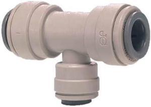 IPW Industries Inc-John Guest - Acetal Reducing Union Tee Quick Connect Fitting 1/2" OD x 1/2" OD x 3/8" OD | PI301612S