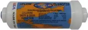 Omnipure K2328-JJ 2" x 6" T28 GAC Carbon Inline Cartridge