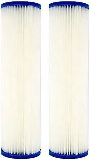 Pack of 2 Watts (WPC5-975) 9.75"X2.75" 5 Micron Pleated Sediment Filter