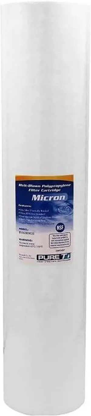 IPW Industries Inc. -PureT SC45-20001 Signature Series - 20" x 4.5" Spun Polypropylene Sediment 1 Micron Filter