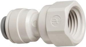 IPW Industries Inc-John Guest - Acetal Female Connector Quick Connect Fitting 1/4" OD / 1/4" NPT - PI450822S
