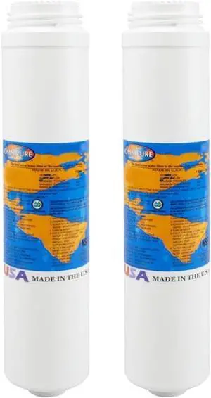 IPW Industries Inc-Omnipure - (Q5628) - 12" x 2.5" Q-Series Twist Off T28 GAC Filter 2 Pack