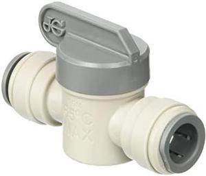 IPW Industries Inc-John Guest - Acetal Inline Straight Ball Valve 3/8" OD | PISV0412S