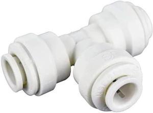 IPW Industries Inc-John Guest - Polypropylene Union Tee Quick Connect Fitting 1/2" OD/Single - PP0216W