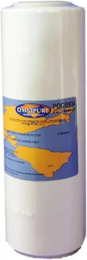 Omnipure (POCB934) 9.75"x3" GAC Carbon With Phosphate Filter