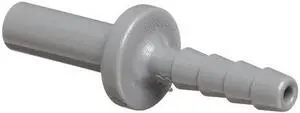 John Guest Acetal Copolymer Barbed Tube Fitting, Stem, 1/2" Stem OD x 1/2" Hose ID (Pack of 10)