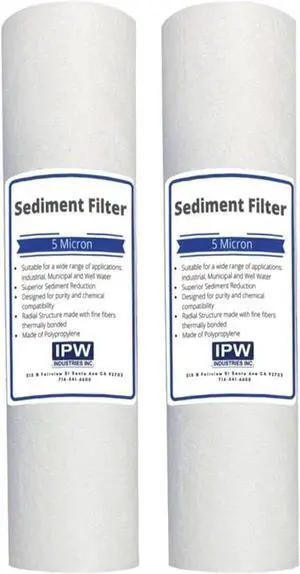 Compatible with HDX HDX2BF4 Melt-Blown Household Filter (2-Pack) by IPW Industries Inc.