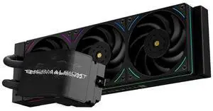 Thermalright Wonder Vision 360 UB ARGB Black CPU AIO Liquid Cooler - Rotatable 6.67'' Curved Screen 3D Effect, 2K Resolution, 2150RPM TL-UB36 Fans, for AM4/AM5 & Intel 1700/1851