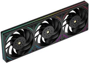 Thermalright TL-UB36 360mm Single-Frame PC Cooling Case Fans - PWM 2150 RPM Speed | ARGB Lighting | 207CM Airflow | Single Modular Cable, for Chassis  Liquid cooler (Black) (TL-UB36R)
