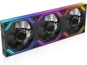 iHTP G120PRO 120mm ARGB Case Fan, Daisy-Chain Connection, up to 1850RPM CPU Fan 3-Pack(Black) iHTP G120PRO 120mm ARGB Case Fan, Daisy-Chain Connection, up to 1850RPM CPU Fan 3-Pack(Black)