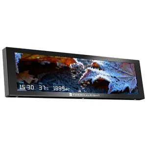 Thermalright Trofeo Vision LCD AIO Display 9.16 PC Monitor, USB Type-C Screen for Real-Time Hardware Monitoring, with Preset Themes for Gaming PC Case/CPU Cooler (TrofeoVision 9.16 BLACK)