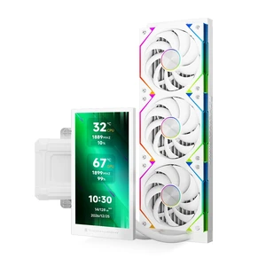 Thermalright Dynamic Vision 360 ARGB AIO Cooler, 5" LCD, White | 5-Inch Adjustable LCD | TRCC Custom Display | 360mm Radiator | 2400RPM PWM Fans | Pre-Installed TL-U12Q Fans | LGA1851 / AM5 Thermalright Dynamic Vision 360 ARGB AIO Cooler, 5" LCD, White | 5-Inch Adjustable LCD | TRCC Custom Display | 360mm Radiator | 2400RPM PWM Fans | Pre-Installed TL-U12Q Fans | LGA1851 / AM5