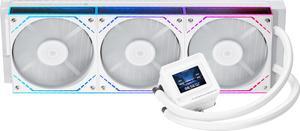 Thermalright FW360 SE ARGB V2 CPU AIO Liquid Cooler for Desktop - 2000RPM Daisy-Chain Connection Fans, 2" LCD Display Screen, for AM4/AM5 & Intel 1700/1851(White)