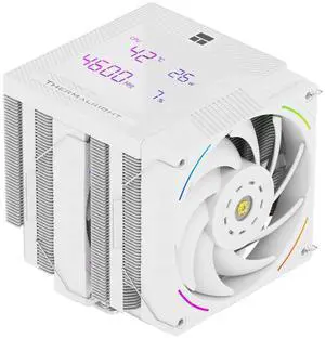 Thermalright Phantom Spirit 120 Digital SNOW CPU Air Cooler, 7 Heat Pipes, Dual TL-K12 2150RPM PWM ARGB Fans, Digital Top Cover, 160mm Dual Tower, Intel/AMD Thermalright Phantom Spirit 120 Digital SNOW CPU Air Cooler, 7 Heat Pipes, Dual TL-K12 2150RPM PWM ARGB Fans, Digital Top Cover, 160mm Dual Tower, Intel/AMD