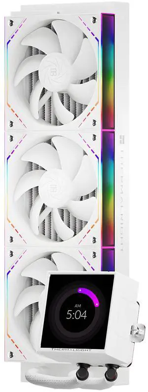 Thermalright Peerless Vision 360 ARGB White CPU Aio Cooler,PC 360 Specification Water Cooler System,3.95IPS LCD Screen with 480x480 Resolution,for AM4/AM5;Intel 1700/1851,3 Wireless Splicing Fans Thermalright Peerless Vision 360 ARGB White CPU Aio Cooler,PC 360 Specification Water Cooler System,3.95IPS LCD Screen with 480x480 Resolution,for AM4/AM5;Intel 1700/1851,3 Wireless Splicing Fans