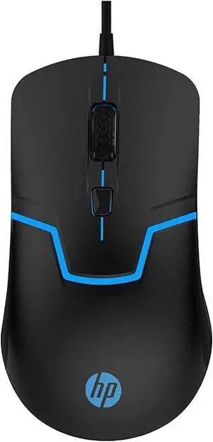 HP M100s Gaming Mouse, USB Wired, 4 DPI levels, 3200 MAX DPI, 6 buttons, Optical sensor, 5 million clicks, Ergonomic design, (BLACK/WHITE)