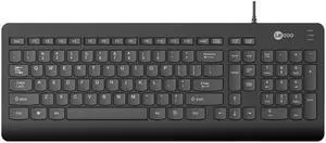 Lenovo (Lecoo) KB103, Mechanical USB Wired Keyboard, 10 million clicks key lifespan, (SPANISH) Layout