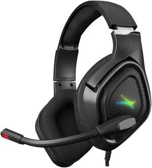 Altec Lansing ALGH9604 Wired Gaming Headset, 3.5mm Jack/USB Wired, RGB, Cool LED Glow, 50mm Speakers