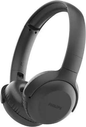 PHILIPS UpBeat UH202, Wireless Bluetooth On Ear Stereo Headphone, 32mm Drivers, 15hr Play-Time, 2-3hr charge time, Built-In Mic, Echo cancellation