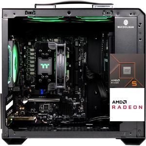 YEAH MAGIC Gaming Desktop AMD Ryzen 5 8600G 4.3GHz 16GB DDR5 6000 1T NVME SSD ARGB 3 Fans Win 11 Home Gamer Computer Office Work 650W WIFI Gold PSU Business  PC
