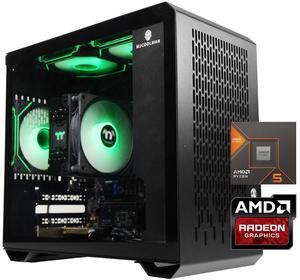 YEAH MAGIC Gaming Desktop AMD Ryzen 5 8600G 4.3GHz 16GB DDR5 6000 1T NVME SSD ARGB 3 Fans Win 11 Home Gamer Computer Office Work 650W WIFI Gold PSU Business  PC