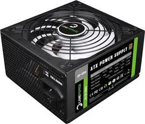 GamePower Gp-650 PC Power Supply Unit: 650W, 80 Plus Bronze Certified, 85% Efficiency, Single +12V Rail, Low Noise 14 CM Fan, Ideal for Gaming PCs, Desktops, ATX, Micro ATX Desktop Computer - Black GamePower Gp-650 PC Power Supply Unit: 650W, 80 Plus Bronze Certified, 85% Efficiency, Single +12V Rail, Low Noise 14 CM Fan, Ideal for Gaming PCs, Desktops, ATX, Micro ATX Desktop Computer - Black