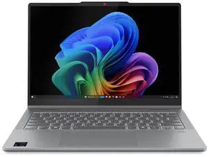 Lenovo Ideapad 5x 14" OLED Touch Snapdragon X Plus X1P-42-100 3.4 GHz 16GB RAM 1TB SSD Qualcomm Adreno GPU Windows 11 Home 2 in-1 Laptop, Gray - 83GH0002US