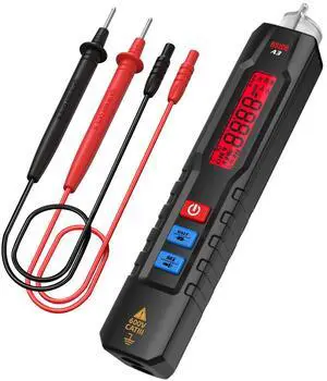 DURFICST Non-Contact Voltage Detector Pen Multimeter Auto NCV 6V-1000V with Adjustable Sensitivity Multifunction Tester Continuity Resistance Diode Capacitance Live Wire Checker