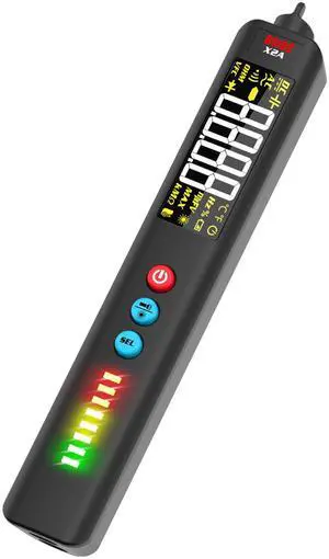 DURFICST X2A Smart Digital Multimeter, Laser Indication, Non-Contact AC DC Voltage Tester, Auto Range, Capacitance Diode Ohm Hz NCV