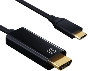 Cable Leader 3ft USB C to HDMI Cable 4K 60Hz, Type-C to HDMI Adapter Cord, DP Alt Mode, Gold-Plated Shielded, Black - MacBook, iPhone, iPad, Laptop to TV, Monitor & Projector Cable Leader 3ft USB C to HDMI Cable 4K 60Hz, Type-C to HDMI Adapter Cord, DP Alt Mode, Gold-Plated Shielded, Black - MacBook, iPhone, iPad, Laptop to TV, Monitor & Projector