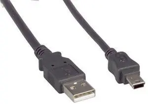Cable Leader USB 2.0 A-M/MINI-B 5 PIN M 3FT.