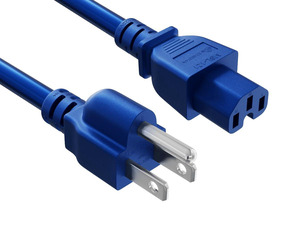 SF Cable 1ft 14AWG Low Profile 3-pin Plug NEMA 5-15P To...