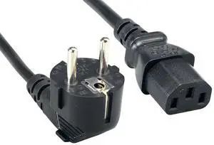 Cable Leader 6ft European Power Cord CEE 7/7 to IEC320 C13