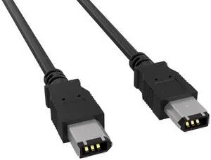 Cable Leader IEEE 1394a FireWire 400 6-pin to 6-pin (10 Foot (1 Pack)  Black)