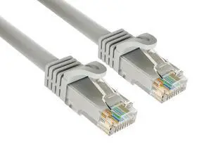 Cable Leader 5ft Cat6a Ethernet Cable, 10 Gigabit RJ45 Snagless Patch Cord, 600MHz 24AWG Bare Copper UTP, Gray, for Gaming, PS5, Xbox & PC Cable Leader 5ft Cat6a Ethernet Cable, 10 Gigabit RJ45 Snagless Patch Cord, 600MHz 24AWG Bare Copper UTP, Gray, for Gaming, PS5, Xbox & PC