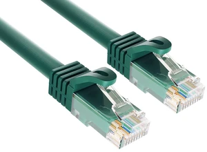 Cable Leader 20ft Cat6a Ethernet Cable / High Speed LAN Patch Cable, 10 Gigabit RJ45, 500MHz 24AWG Bare Copper UTP, Green, for Gaming, PS5, Xbox & PC Cable Leader 20ft Cat6a Ethernet Cable / High Speed LAN Patch Cable, 10 Gigabit RJ45, 500MHz 24AWG Bare Copper UTP, Green, for Gaming, PS5, Xbox & PC