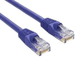 Cable Leader 30ft Cat6 Ethernet Cable, RJ45 Snagless Patch Cord, 550MHz 24AWG Bare Copper UTP, Purple, for Home, Office & Everyday Networking Cable Leader 30ft Cat6 Ethernet Cable, RJ45 Snagless Patch Cord, 550MHz 24AWG Bare Copper UTP, Purple, for Home, Office & Everyday Networking
