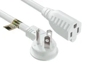 Cable Leader 3ft NEMA 5-15P to NEMA 5-15R Power Extension Cord, 16AWG, 13A/125V, SJT, White, UL Listed, for Server Rack & PDU Cable Leader 3ft NEMA 5-15P to NEMA 5-15R Power Extension Cord, 16AWG, 13A/125V, SJT, White, UL Listed, for Server Rack & PDU