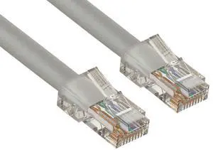 Cable Leader 3ft Cat5e Non-Booted Ethernet Cable / LAN Patch Cable, 1 Gigabit RJ45, 350MHz 24AWG Bare Copper UTP, Gray, for Patch Panel, Data Center & High-Density Cable Leader 3ft Cat5e Non-Booted Ethernet Cable / LAN Patch Cable, 1 Gigabit RJ45, 350MHz 24AWG Bare Copper UTP, Gray, for Patch Panel, Data Center & High-Density