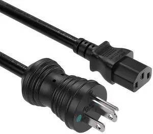 Cable Leader 6ft NEMA 5-15P to C13 Heavy Duty Power Cord, 14 AWG SJT 15A/125V, Black - PC, Monitor & Computer AC Power Cord, UL Listed Cable Leader 6ft NEMA 5-15P to C13 Heavy Duty Power Cord, 14 AWG SJT 15A/125V, Black - PC, Monitor & Computer AC Power Cord, UL Listed