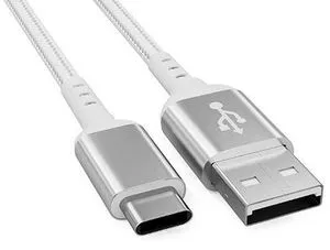 Cable Leader 3.3ft (1m) USB A to USB C Cable, Nylon Braided USB 2.0 Type-A to Type-C Charging Cable, 480Mbps 3A Fast Charge, Silver - for Samsung Galaxy, Google Pixel, Tablet & USB-C Devices Cable Leader 3.3ft (1m) USB A to USB C Cable, Nylon Braided USB 2.0 Type-A to Type-C Charging Cable, 480Mbps 3A Fast Charge, Silver - for Samsung Galaxy, Google Pixel, Tablet & USB-C Devices