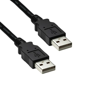 Cable Leader 3ft USB 2.0 A to A Cable, Type A Male to Male Cord, 480Mbps Double-Shielded, Black - for Hard Drive Enclosure, DVR, Set-Top Box, KVM Switch & Industrial Equipment Cable Leader 3ft USB 2.0 A to A Cable, Type A Male to Male Cord, 480Mbps Double-Shielded, Black - for Hard Drive Enclosure, DVR, Set-Top Box, KVM Switch & Industrial Equipment