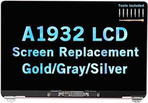 LCD Replacement 13" for MacBook Air Retina A1932 Late 2018 2019 EMC 3184 MRE82LL/A MREA2LL/A MREE2LL/A MVFH2LL/A MVFJ2LL/A 661-09734 Full LCD Screen Display Complete Top Assembly Kit (Rose Gold)
